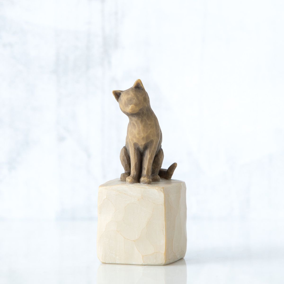 ウィローツリー彫像 【Love my Cat(dark)】 - 私の愛猫 商品画像 1