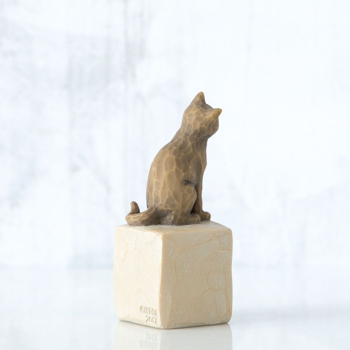 ウィローツリー彫像 【Love my Cat(dark)】 - 私の愛猫 商品画像 3