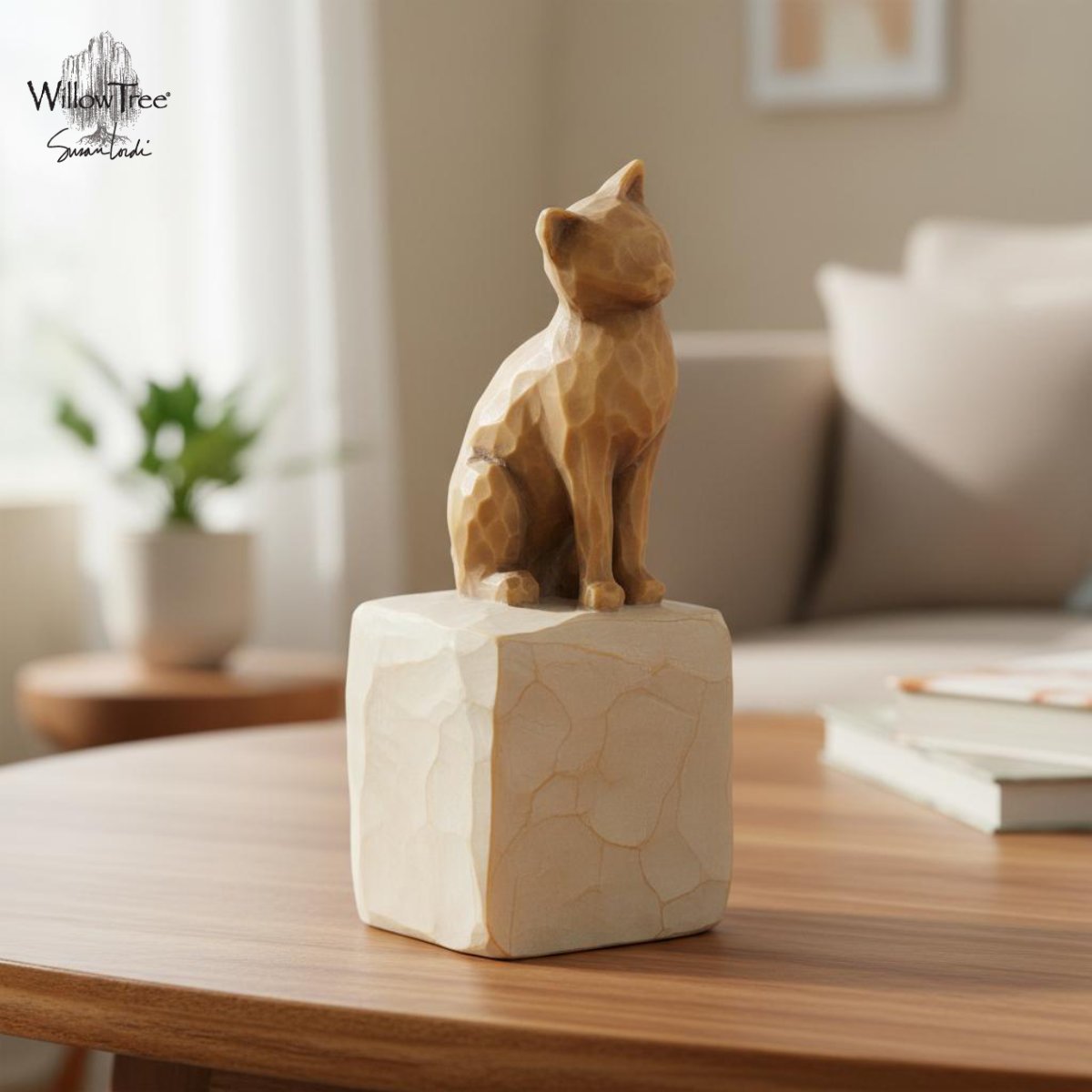 ウィローツリー 彫像 【Love my Cat (light)】 - 私の愛猫 商品画像 5