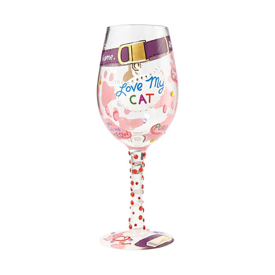 Lolita ワイングラス LOVE MY CAT 商品画像 1