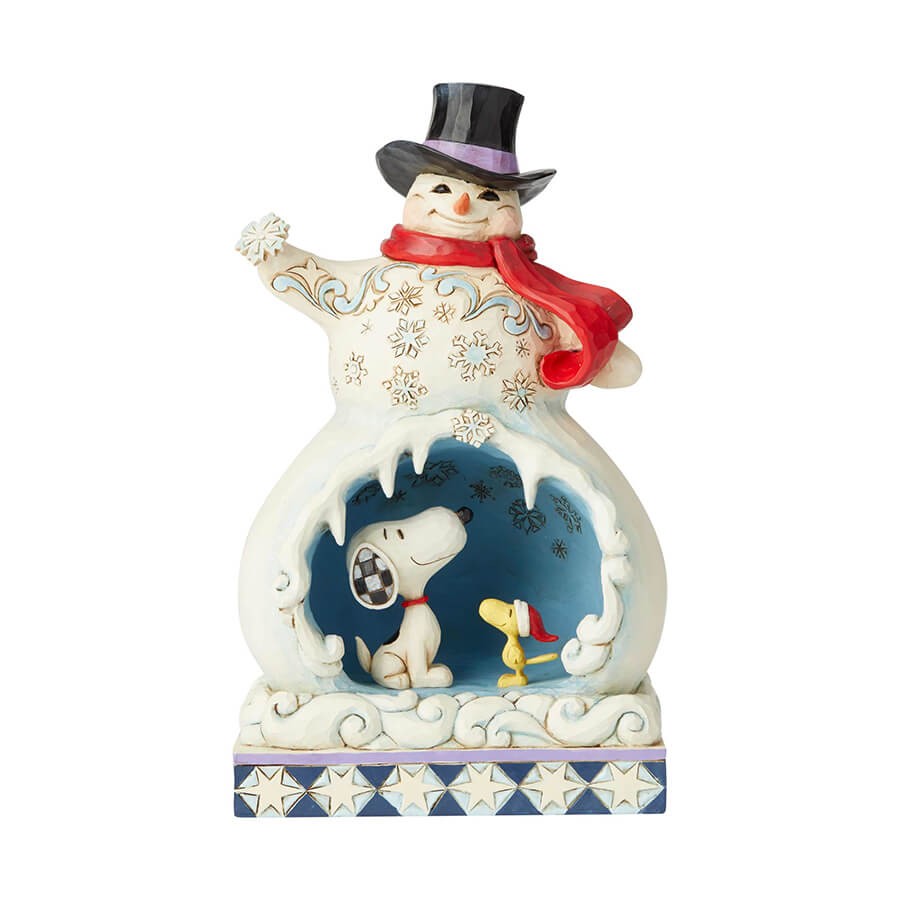 スヌーピー 雪だるま かまくら 商品画像 1