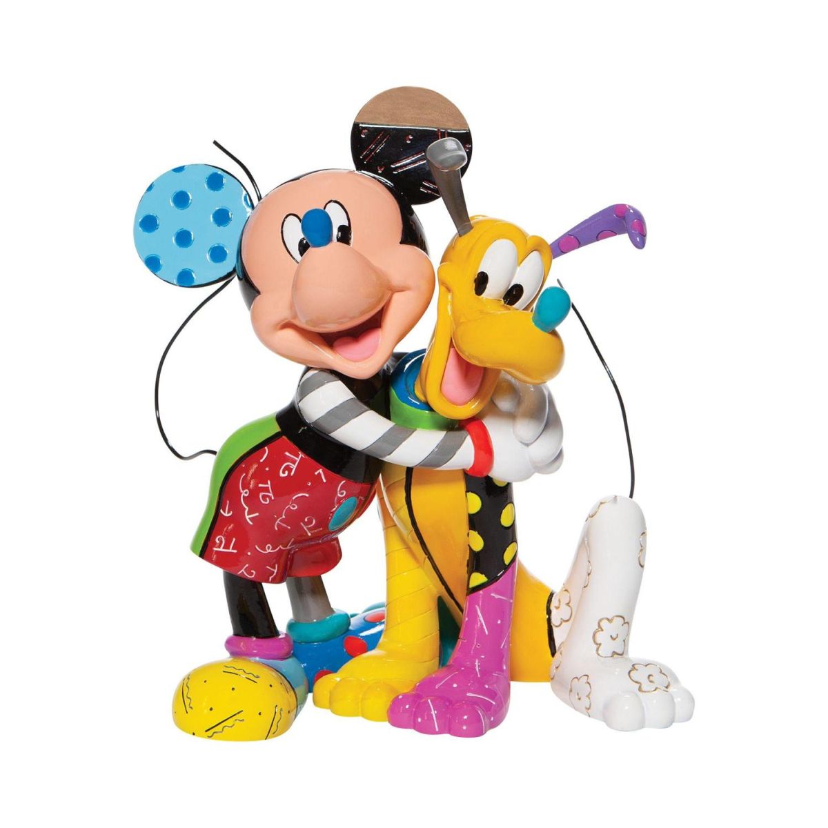 ミッキー&プルート ハグ Romero Britto 商品画像 1