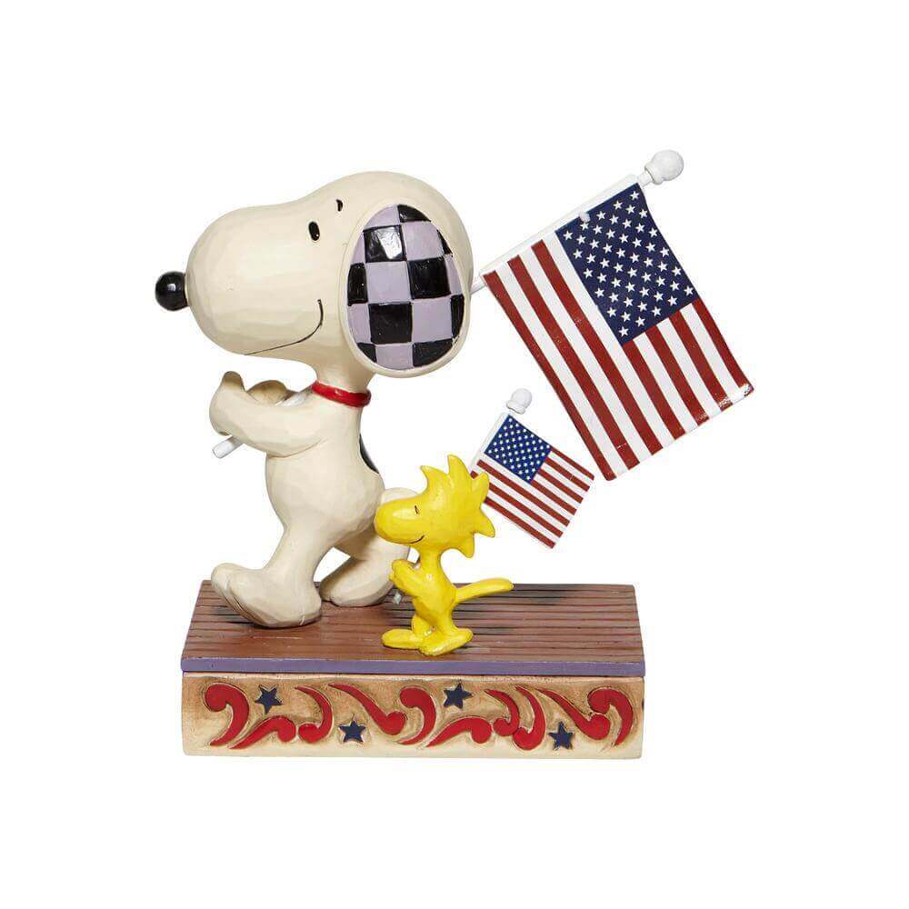 スヌーピー ウッドストック アメリカンフラッグ 商品画像 1
