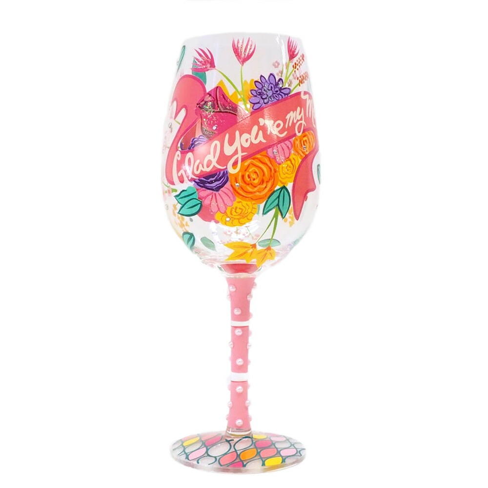 Lolita ワイングラス Glad You're My Mom 商品画像 1