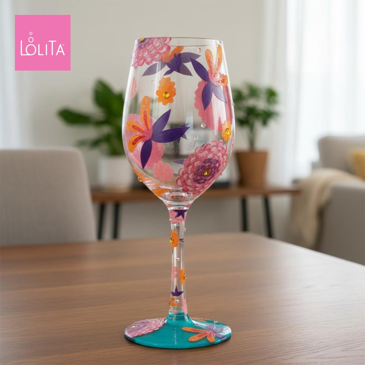 Lolita ワイングラス Funky Florals 商品画像 6