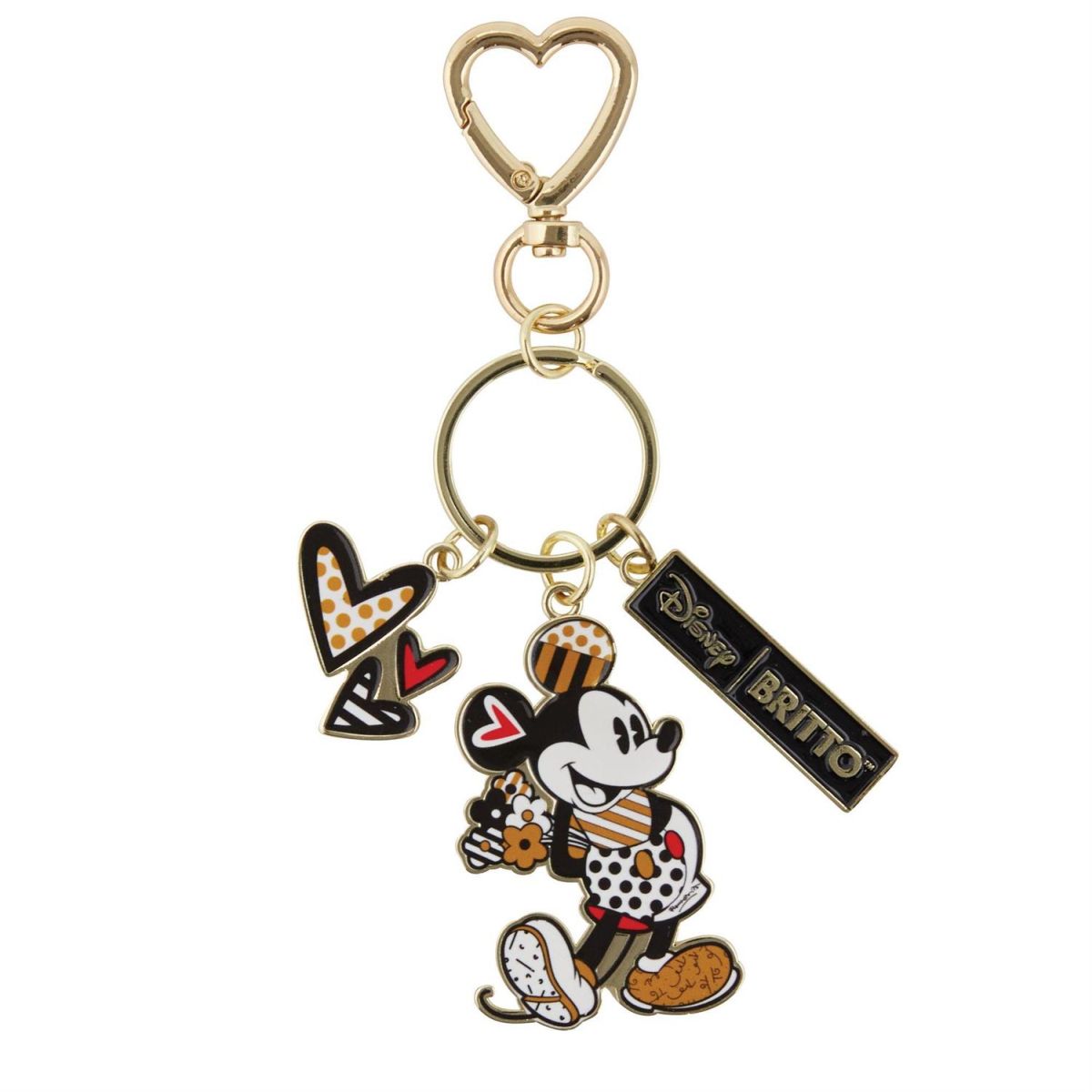 ミッキーマウス キーホルダー Romero Britto キーチェイン 商品画像 1