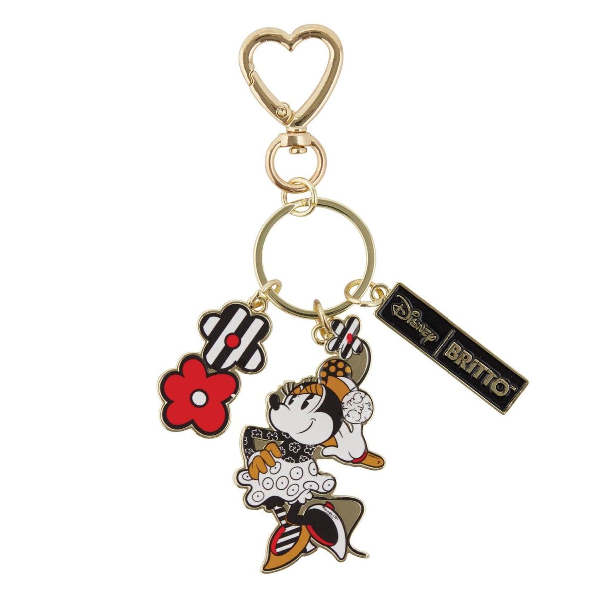 ミニーマウス キーホルダー Romero Britto キーチェイン 商品画像 1