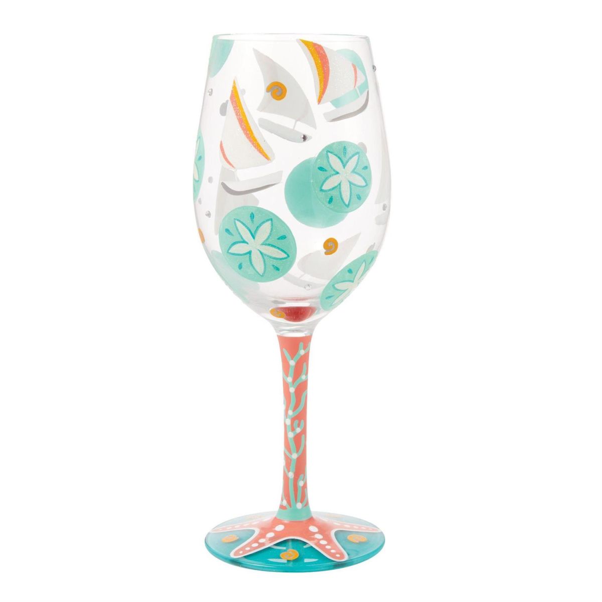 Lolita ワイングラス Sailboats and Sand Dollars 商品画像 3