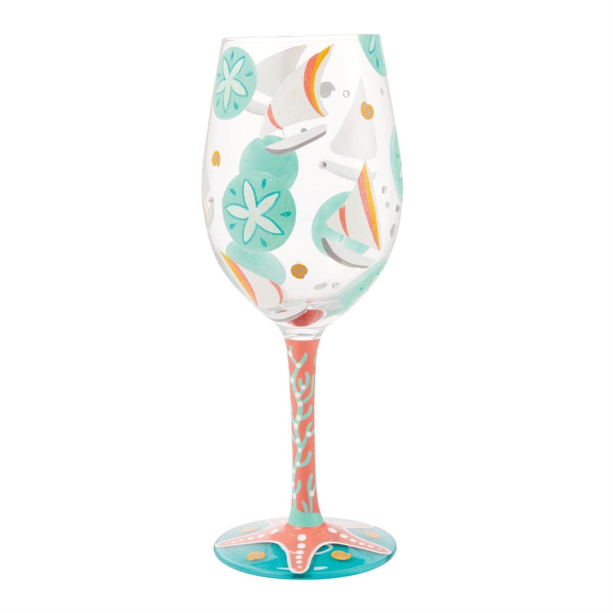 Lolita ワイングラス Sailboats and Sand Dollars 商品画像 5