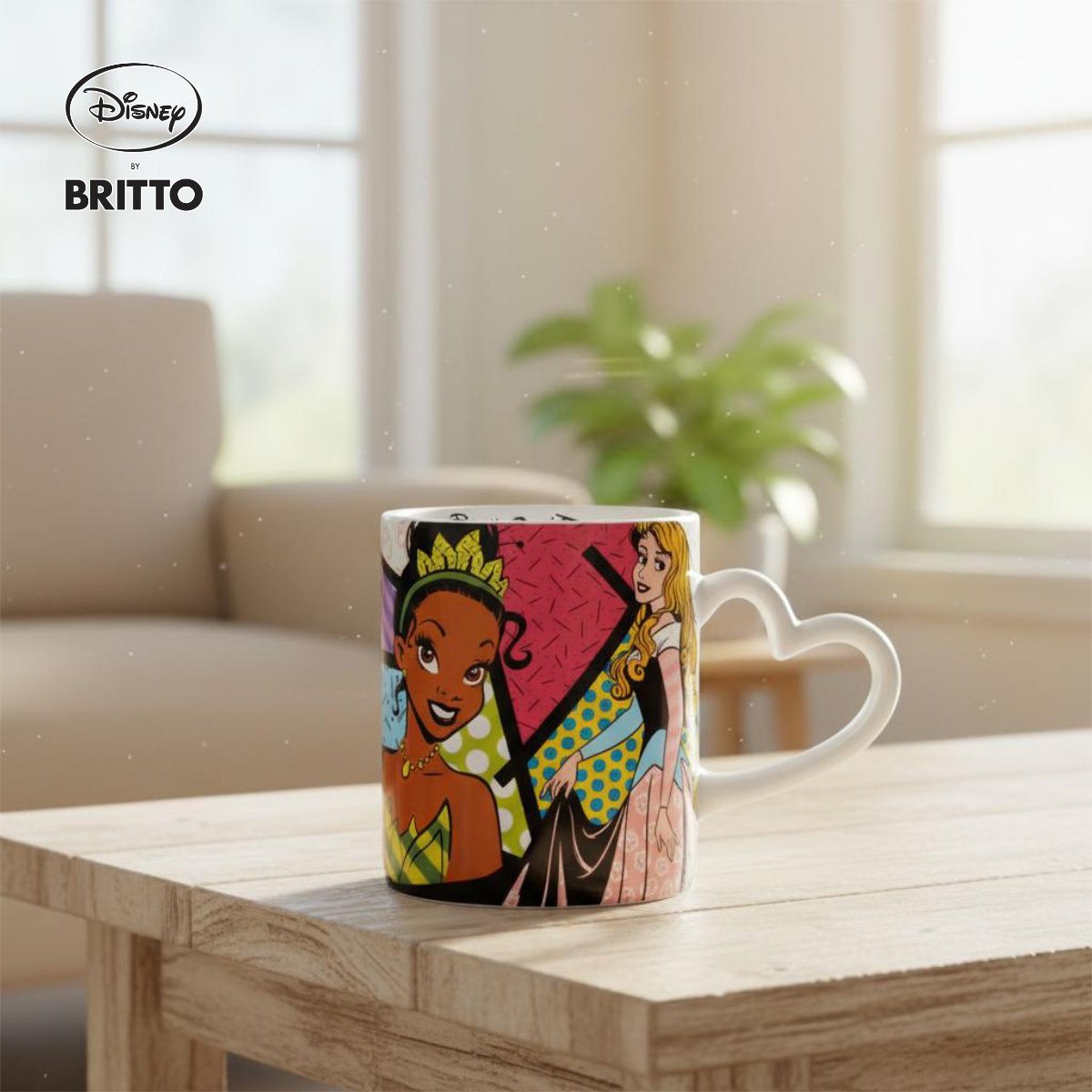 アリエル&ティアナ マグカップ Romero Britto 商品画像 3