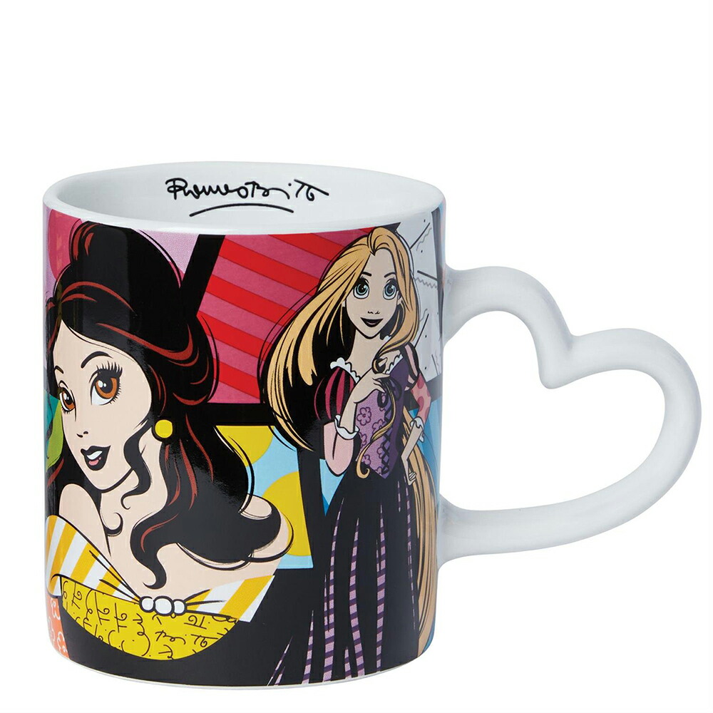 ベル&白雪姫 マグカップ Romero Britto 商品画像 1