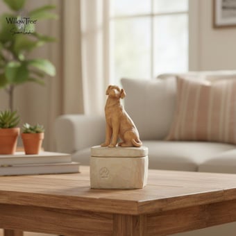 ウィローツリー形見箱 【Love My Dog(golden)】 - 私の愛犬