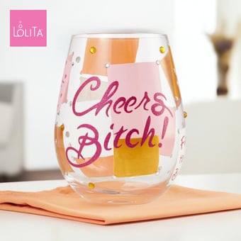 Lolita ワイングラス Cheers Bitch
