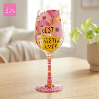 Lolita ワイングラス Best Sister Ever