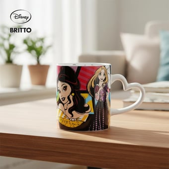ベル&白雪姫 マグカップ Romero Britto