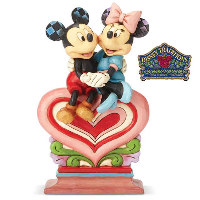 スケートの恋人　ミッキー＆ミニー　ジムショア　ディズニーショーケース　箱付き スケートの恋人 ミッキー＆ミニー ジムショア ディズニーショー