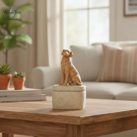 ウィローツリー形見箱 【Love My Dog(golden)】 - 私の愛犬